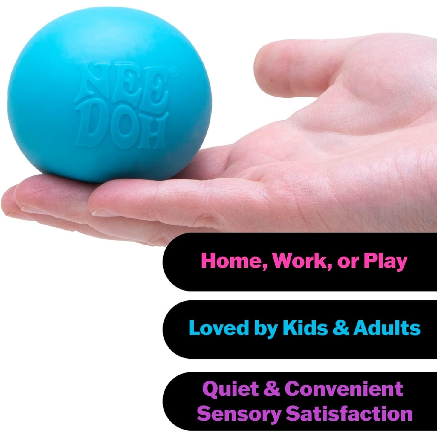 NeeDoh Original Sensory Ball – Pink - Image 17