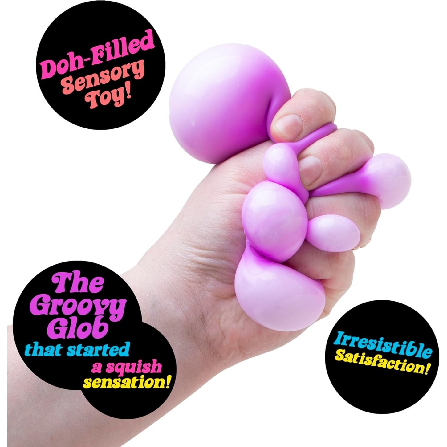 NeeDoh Original Sensory Ball – Pink - Image 22
