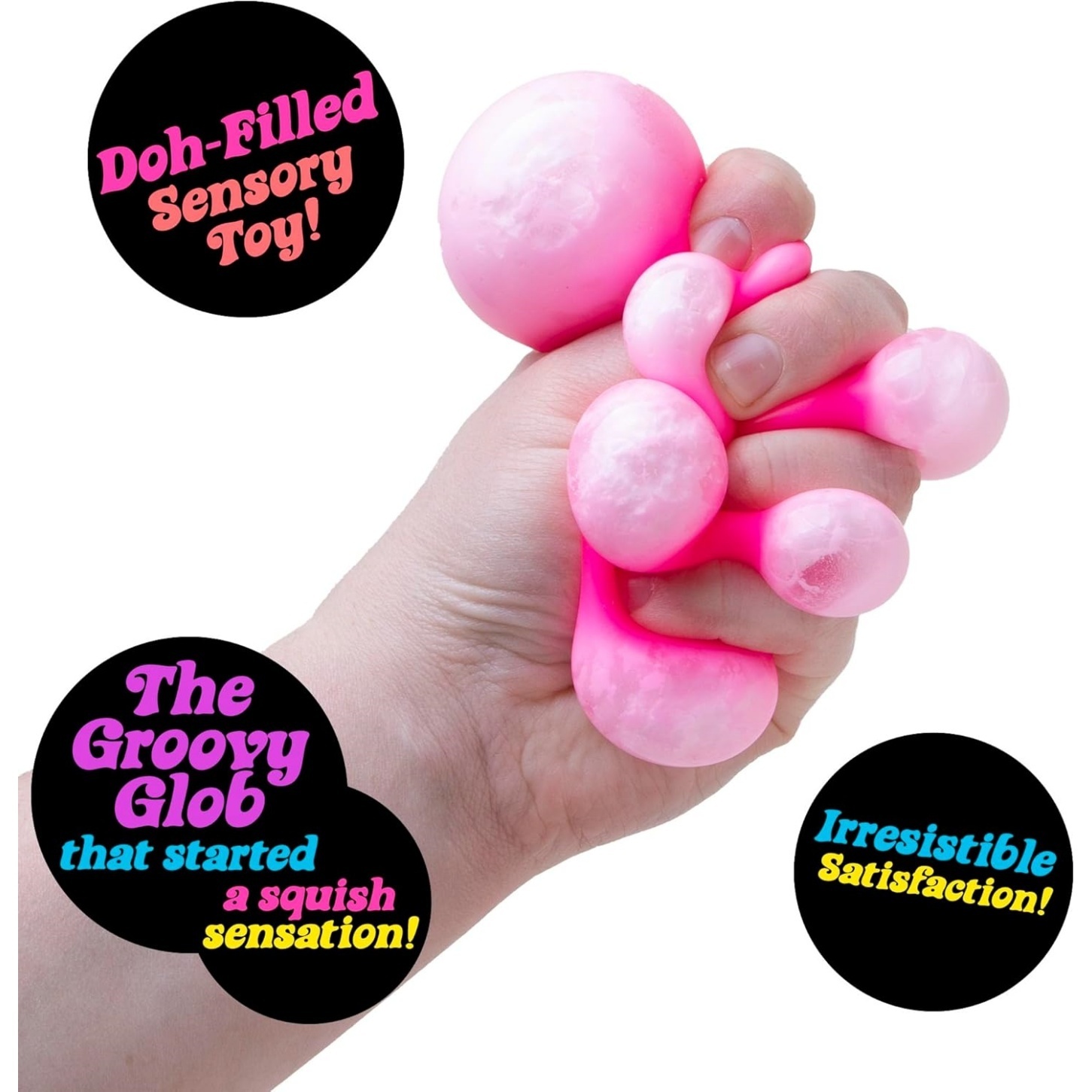 NeeDoh Original Sensory Ball – Pink - Image 3