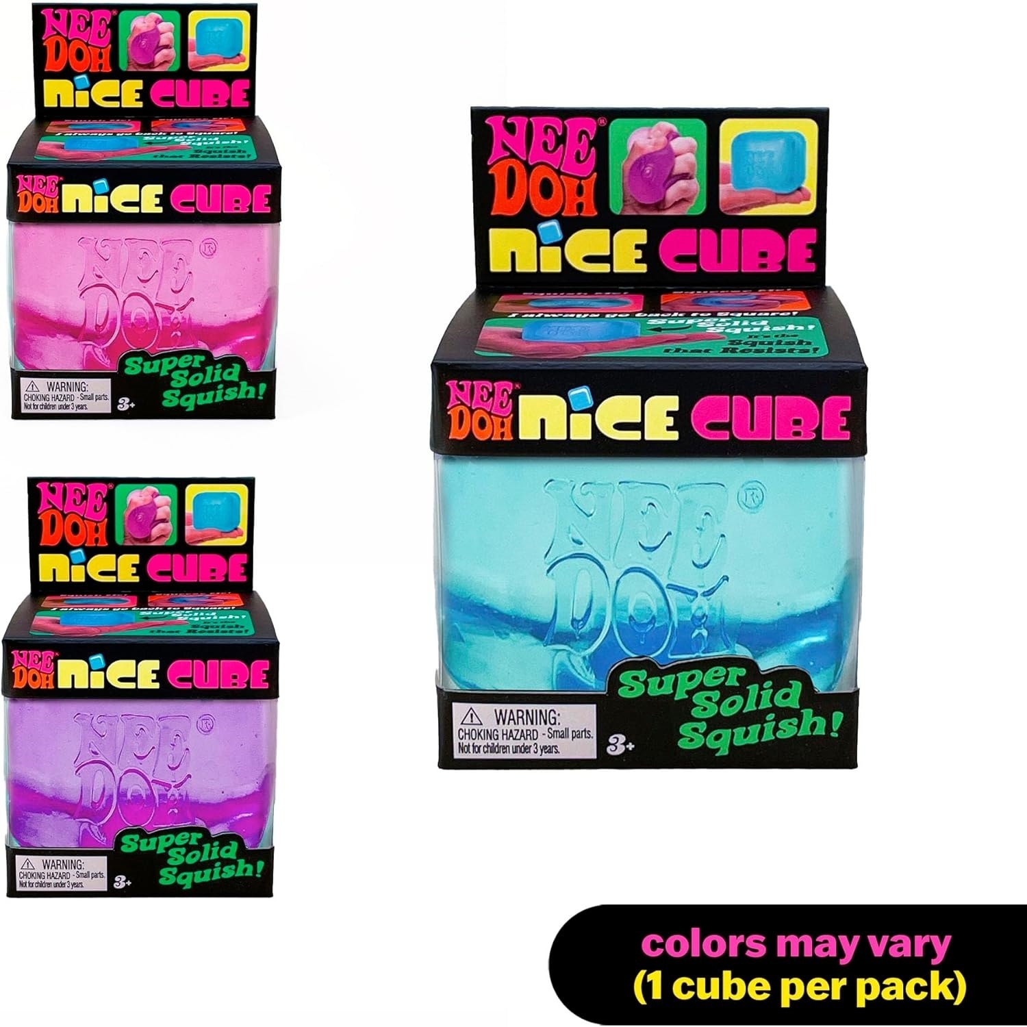 NeeDoh Nice Cube – Assorted – 1 Pack - Image 3