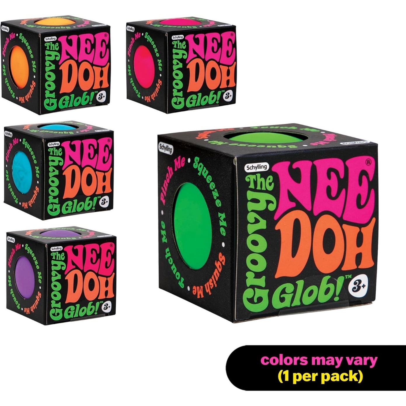 NeeDoh Original Sensory Ball – Pink - Image 9